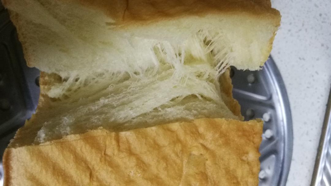 夺命软吐司(๑´ڡ`๑)超软拉丝极速方便的一次发酵吐司