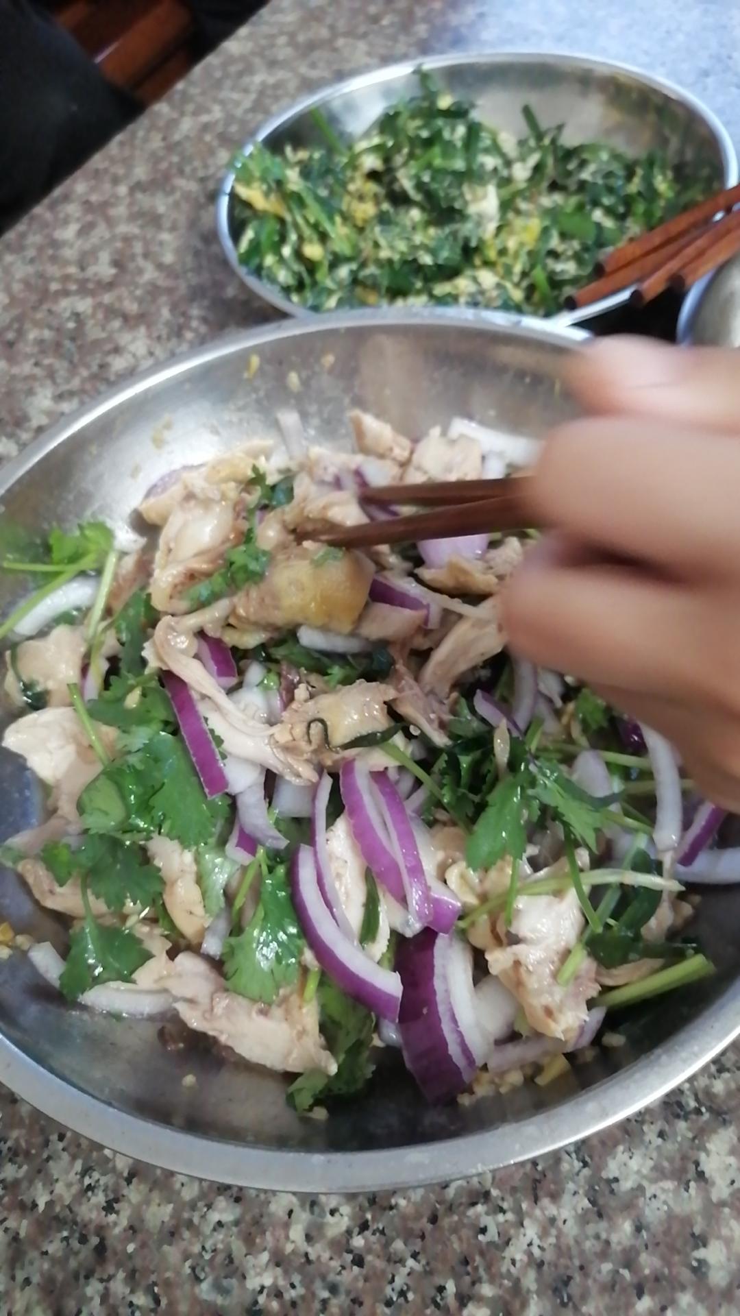 盐焗手撕鸡（易做好吃）