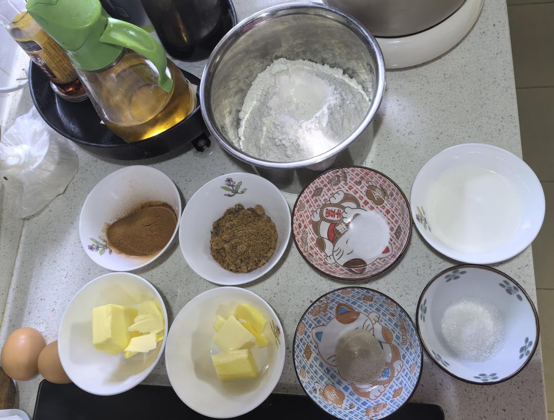 最正宗的美式肉桂卷（不用出膜）