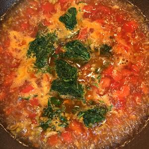 番茄苦菜汤的做法 步骤8