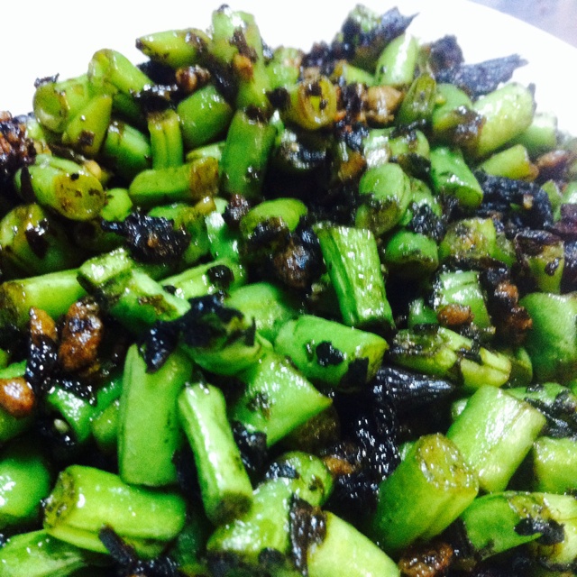 榄菜肉末四季豆