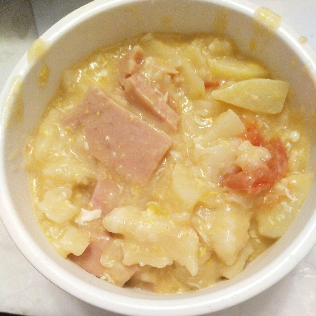 简单早餐-疙瘩汤