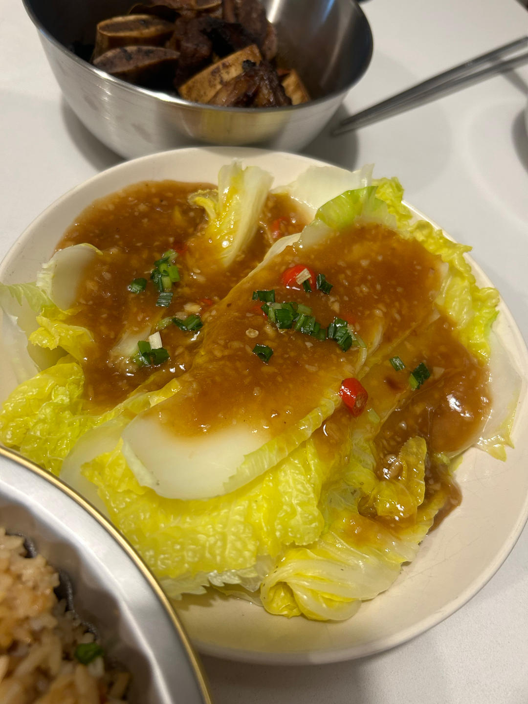 5分钟蒜蓉蚝油娃娃菜‼️健康低脂不长胖