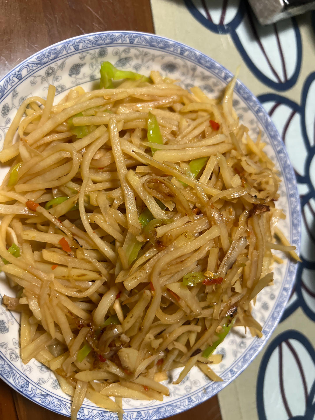 老干妈青椒土豆丝