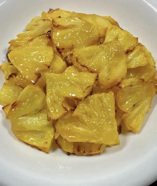 空气炸锅烤蜜汁菠萝