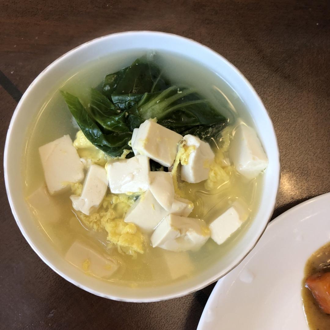 青菜豆腐汤