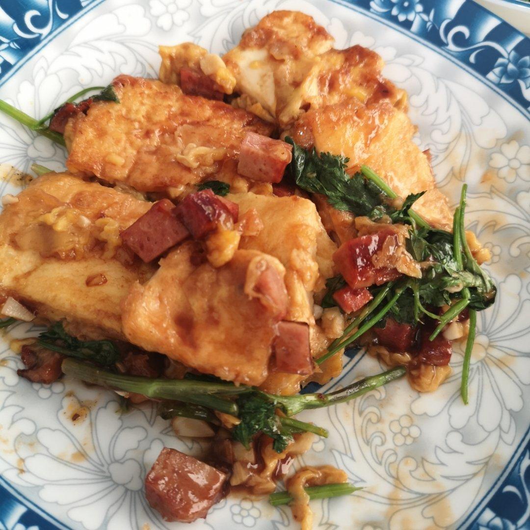 无敌好吃的香煎豆腐