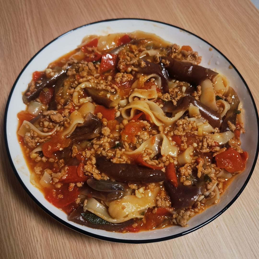 茄子焖面