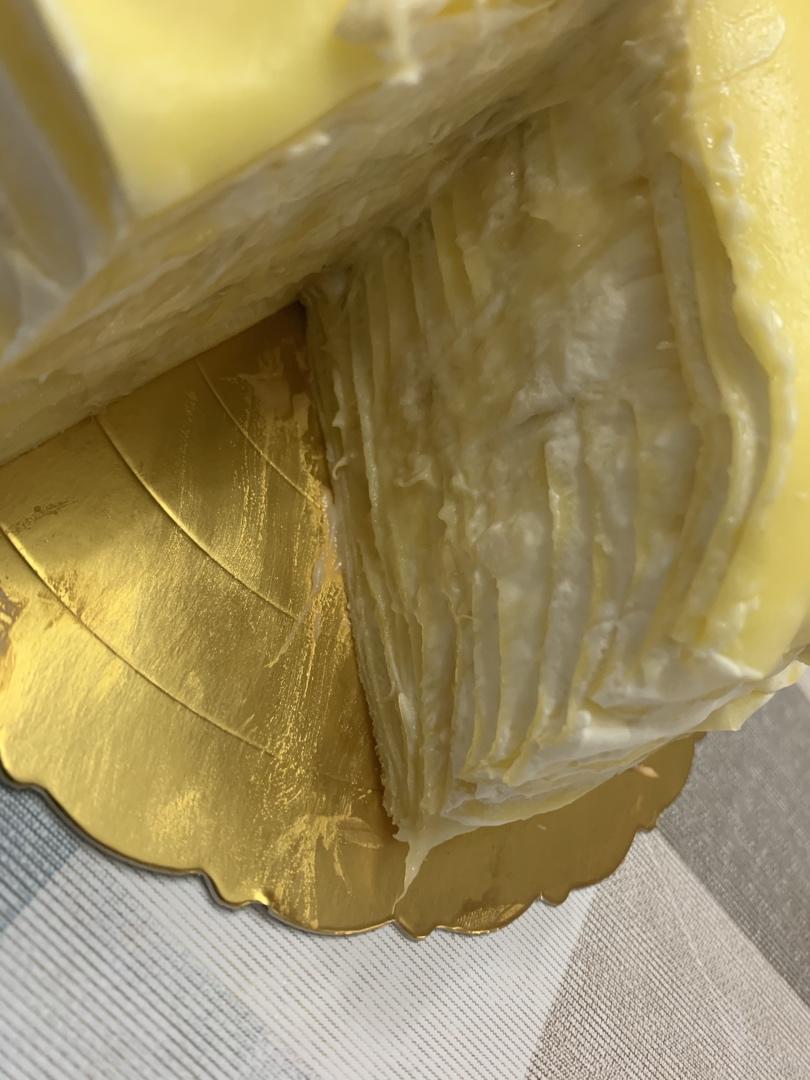 超好吃的榴莲千层蛋糕