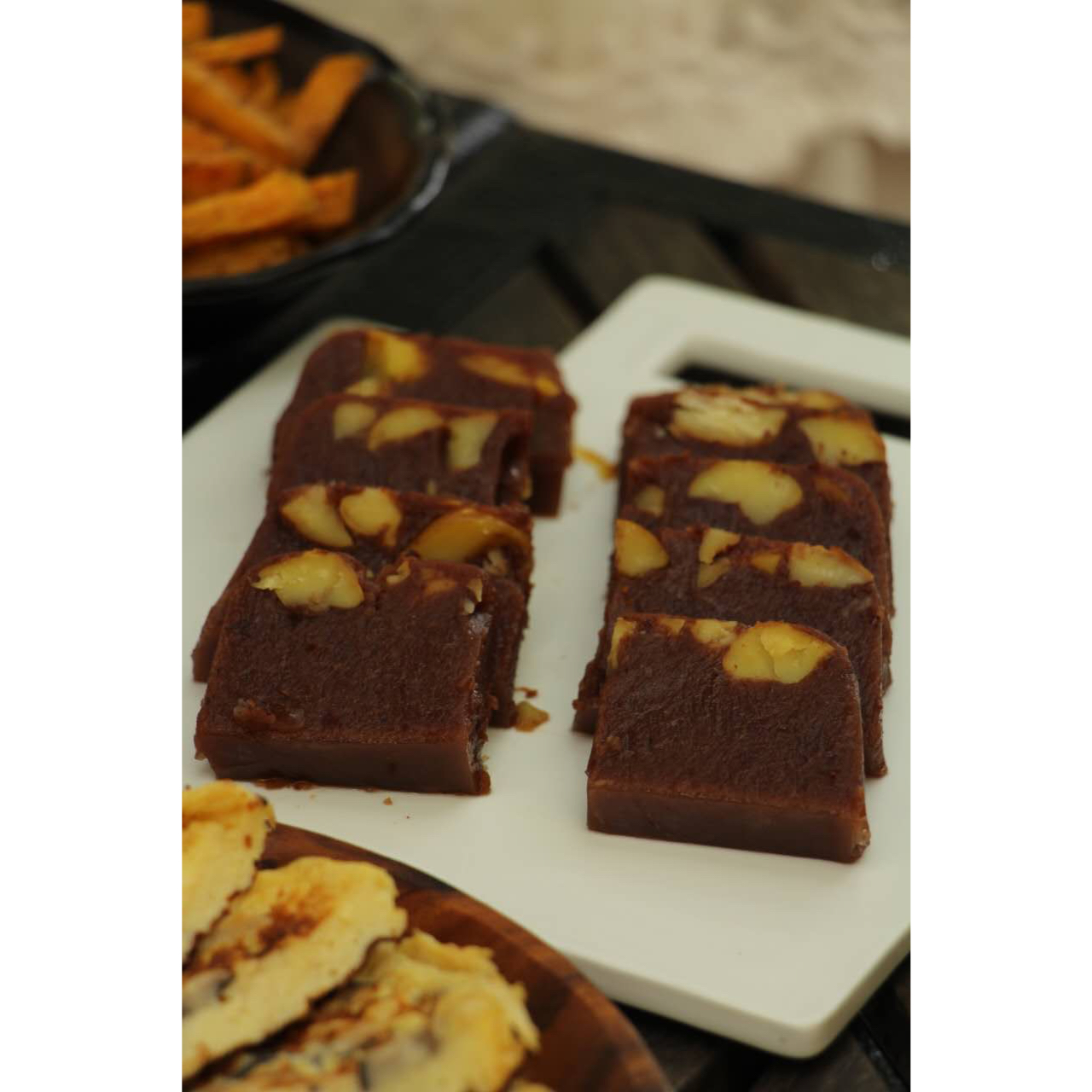 秋日食素·红豆栗子羊羹