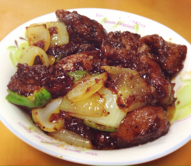 黑椒牛柳