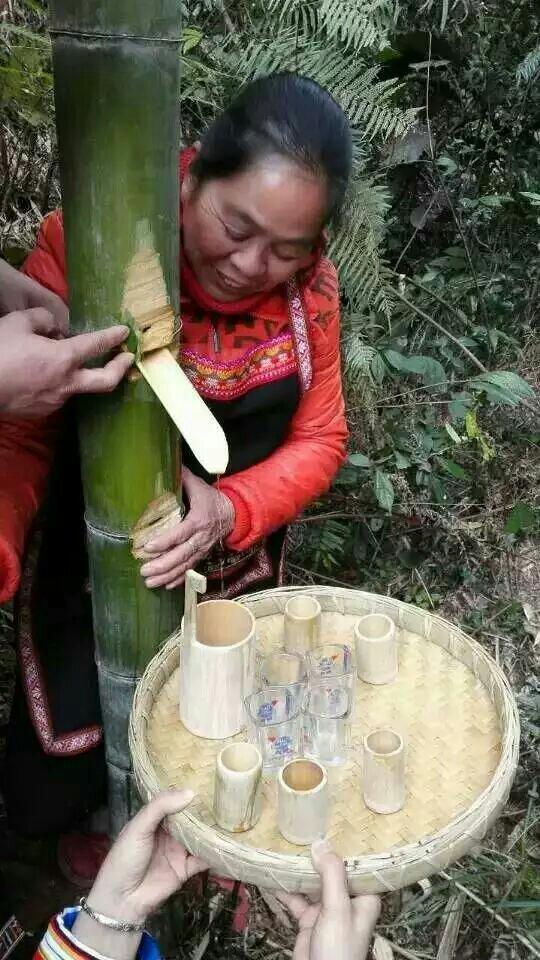 天然酵素--竹汁酒的做法