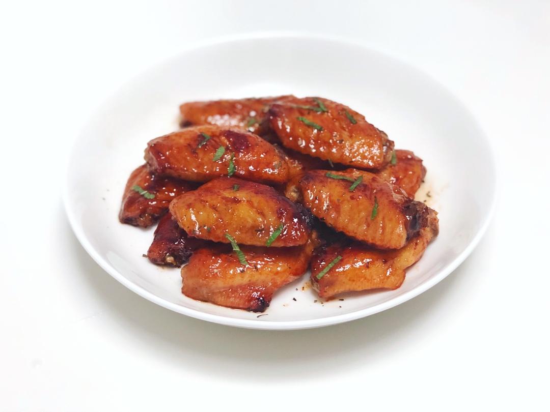 蜜汁烤鸡翅（烤箱版奥尔良烤翅）【诱食】