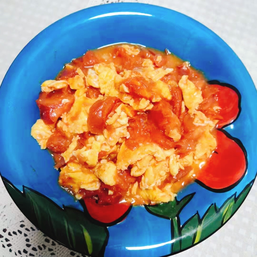 人人都会的菜—西红柿炒鸡蛋的做法 步骤8