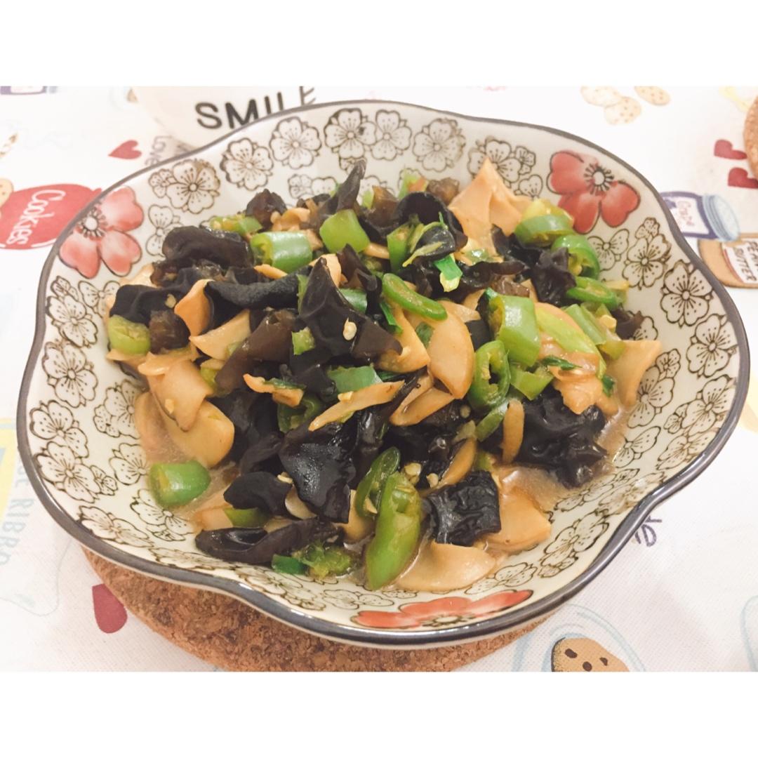 杏鲍菇炒木耳