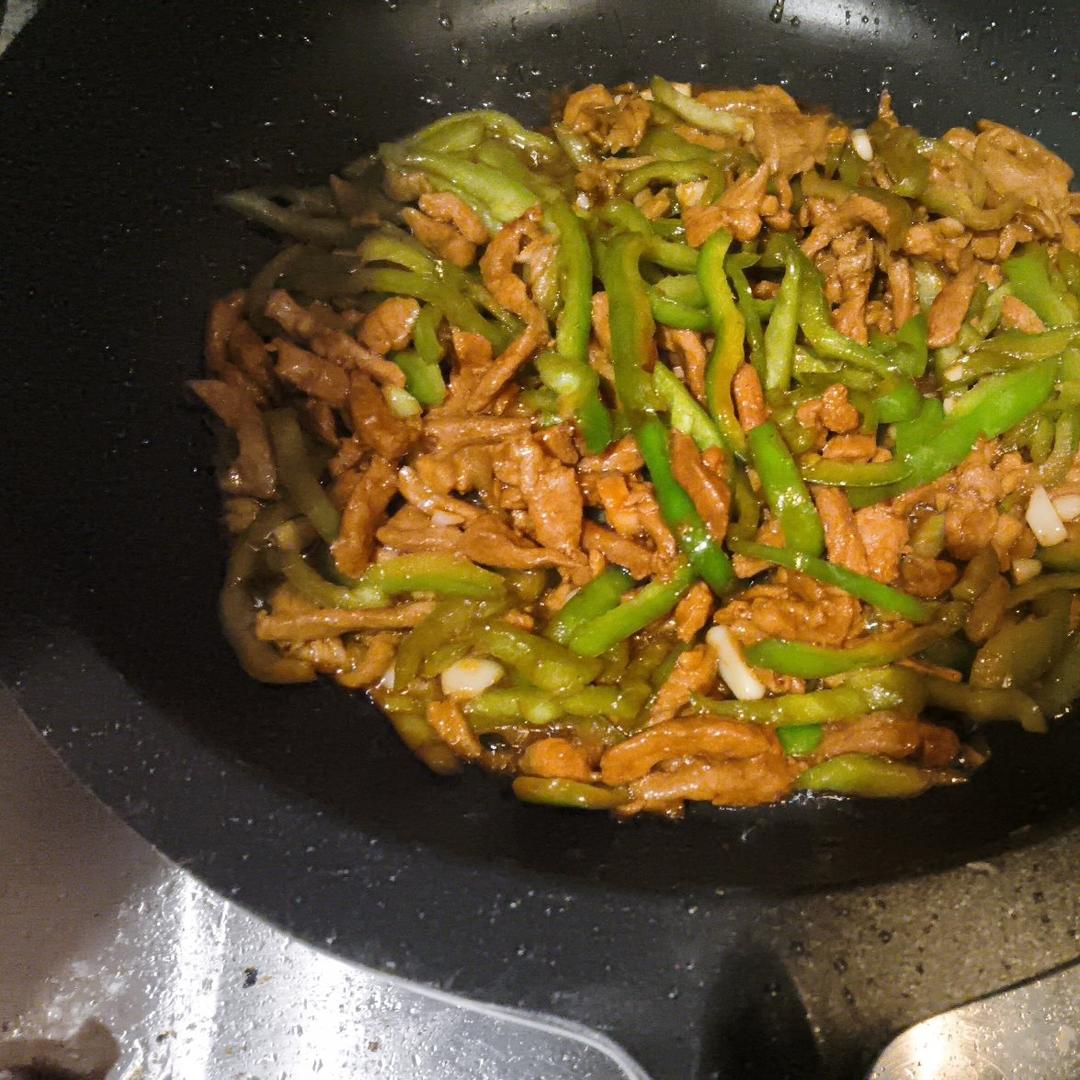 青椒炒肉丝