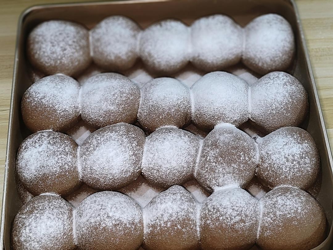 MM 巧克力可可流心小餐包○软面包