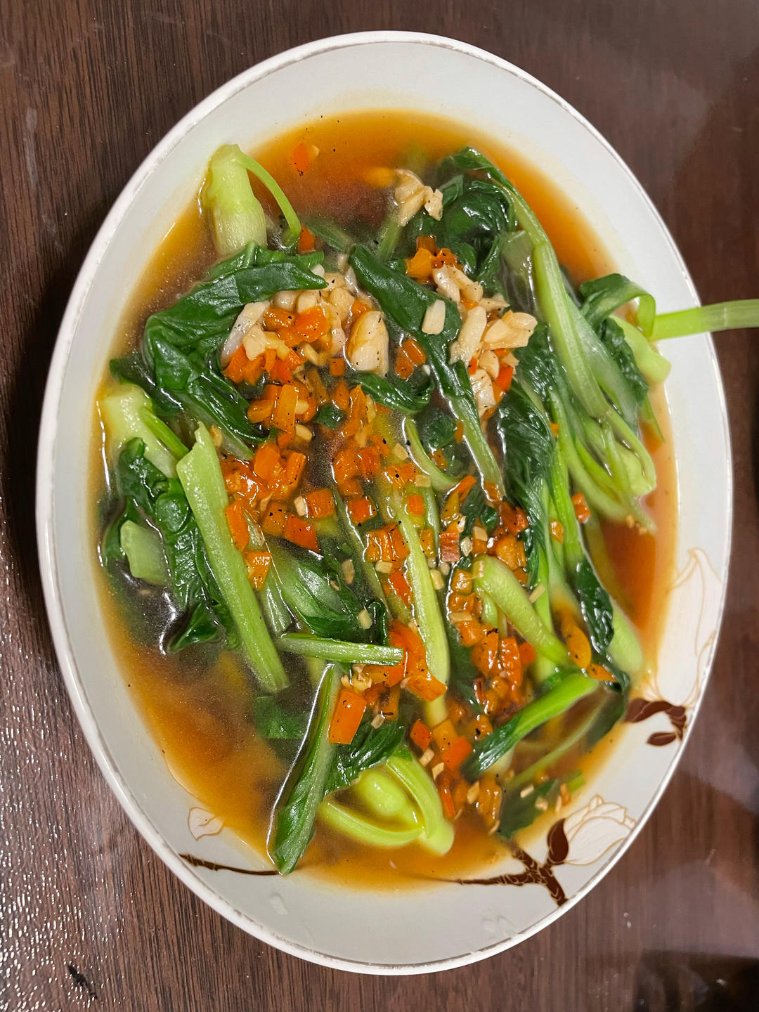 白灼油菜—年夜饭最受欢迎的素菜