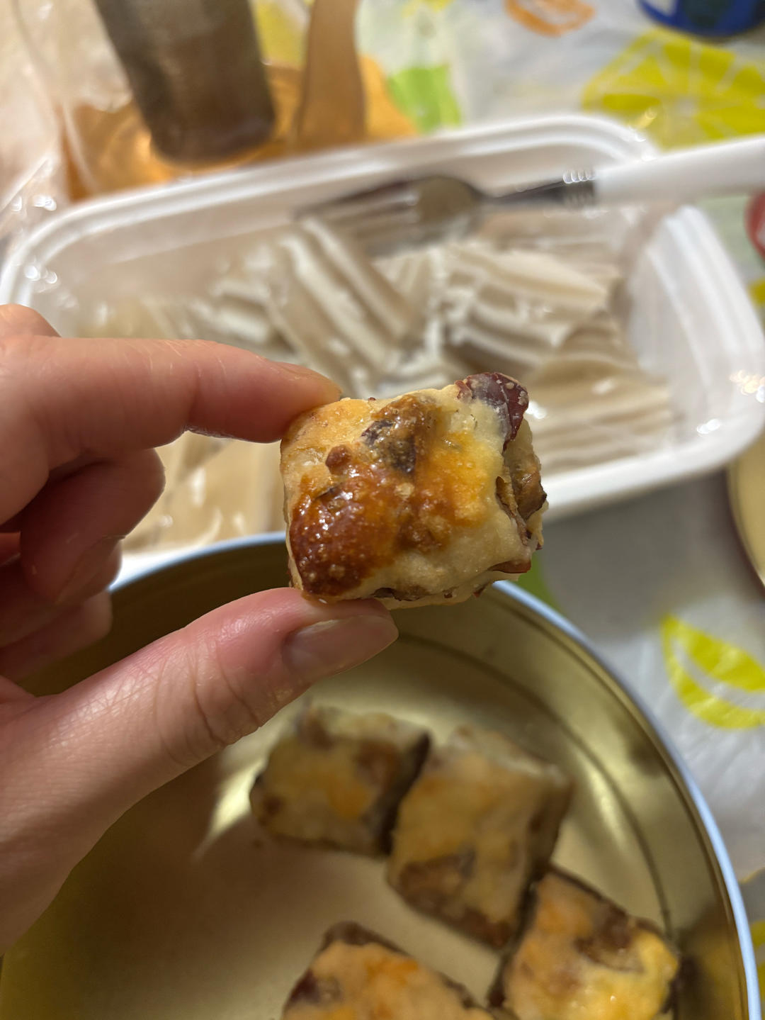 消耗淡奶油的司康