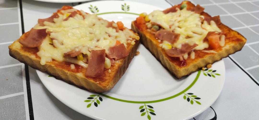 一人份吐司披萨【最好吃的披萨·快手营养早餐】