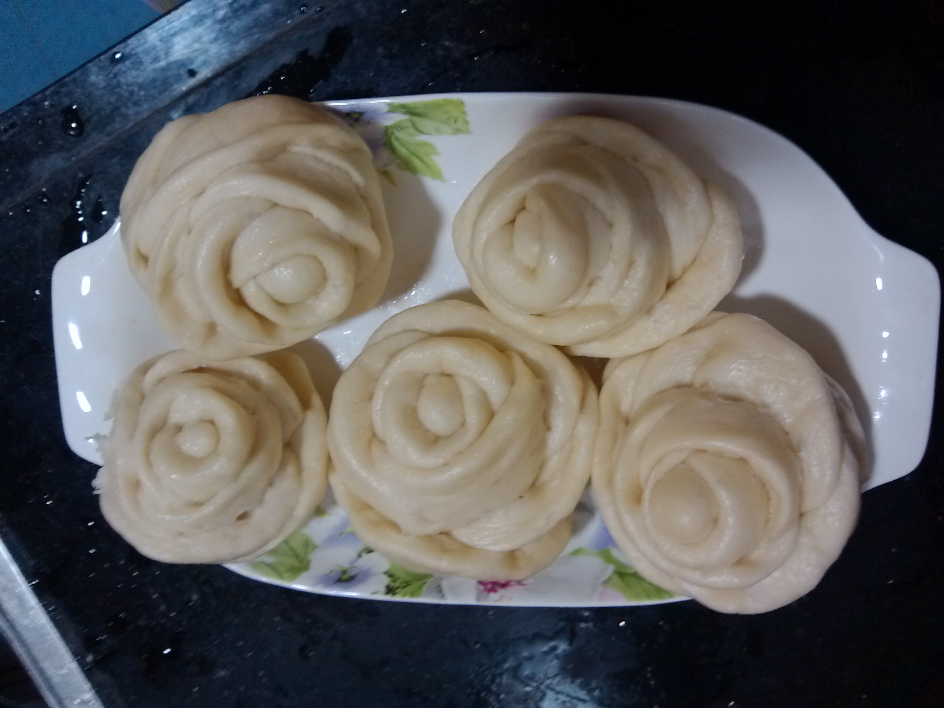 玫瑰花馒头