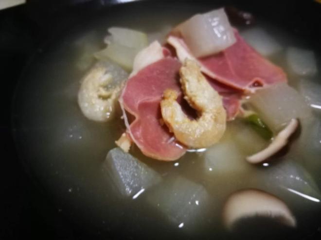 火腿海米冬瓜汤的做法