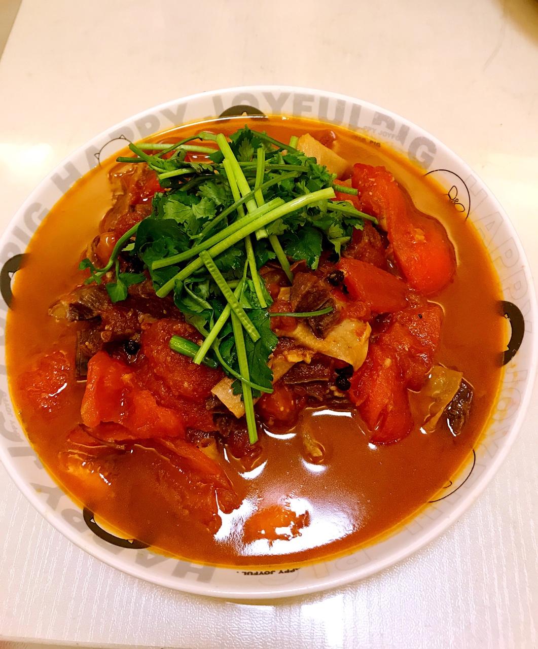 西红柿牛腩