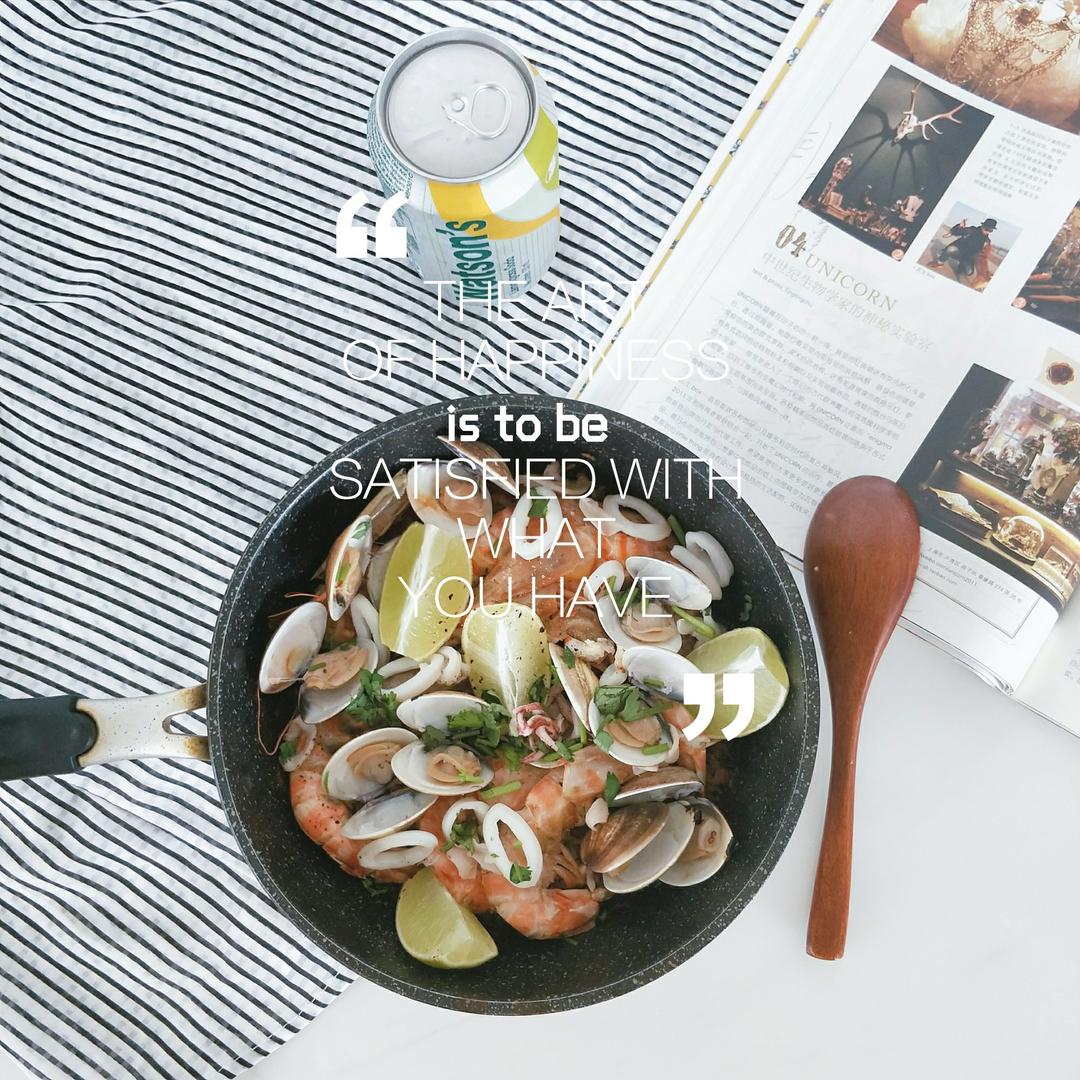 【曼食慢语】Seafood Paella 西班牙海鲜饭