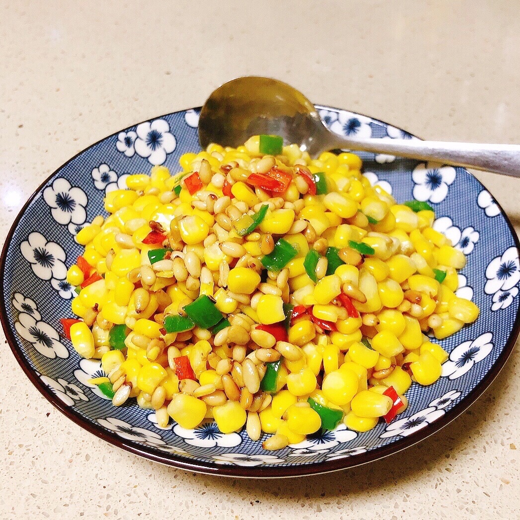 松仁玉米🌽简单好吃又好看的做法
