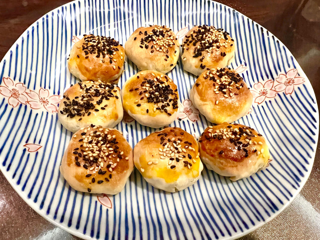 不用和面的奶香红薯饼🍠