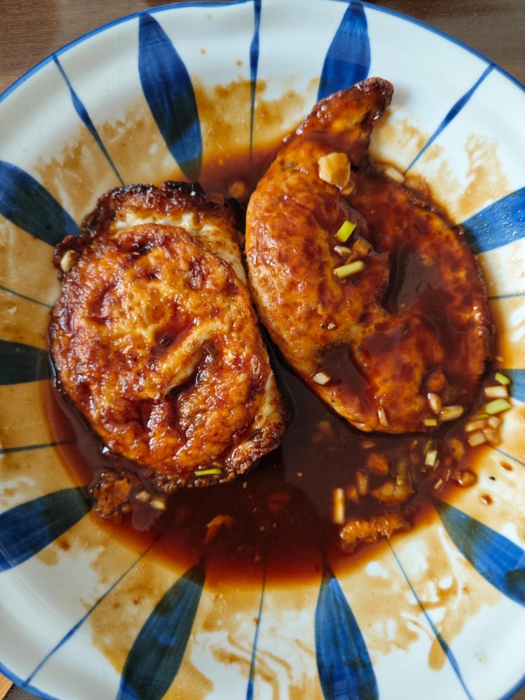 鸡蛋神仙吃法～给肉都不换的糖醋荷包蛋