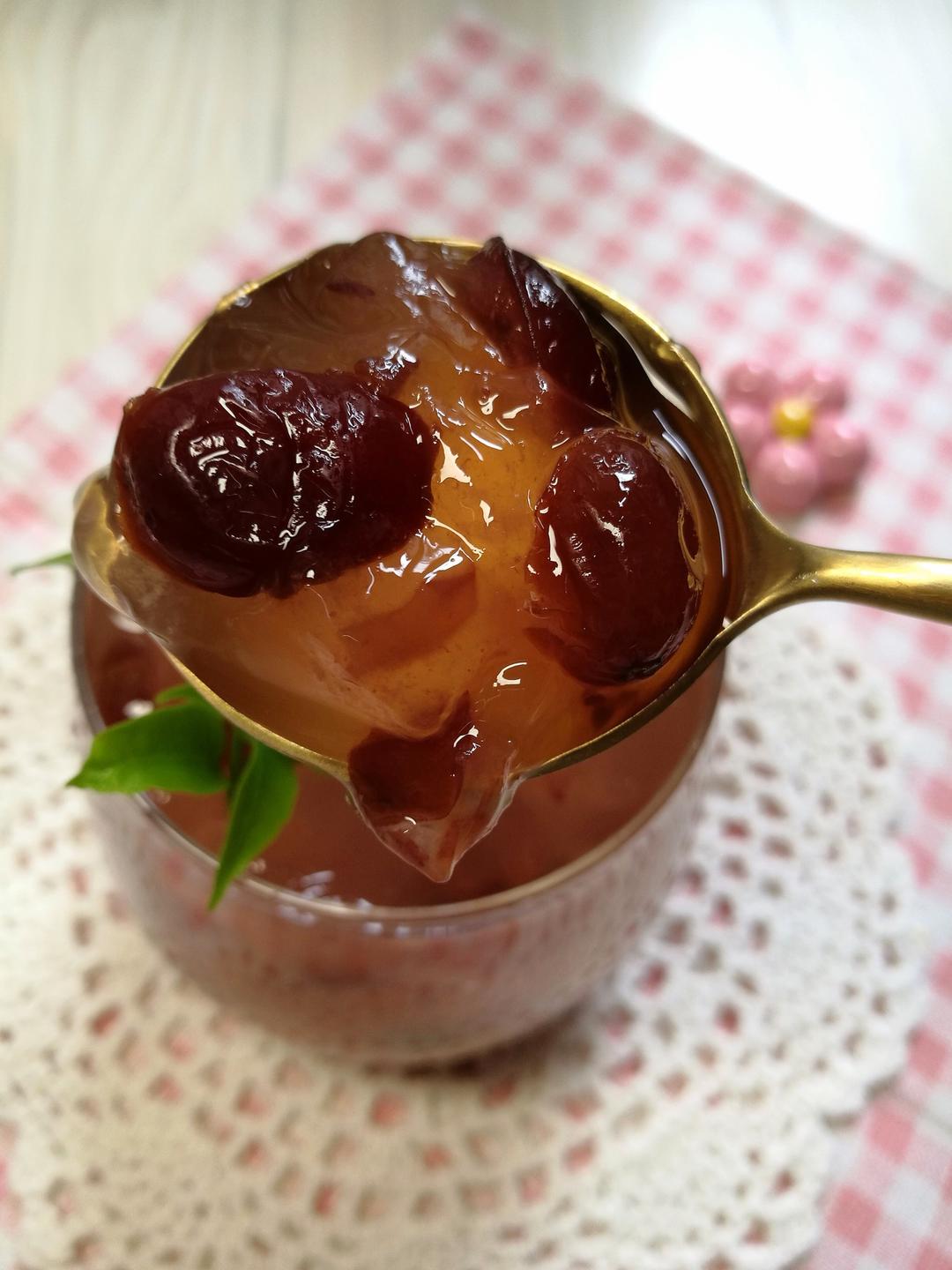 搅离梦做的蔓越莓冰粉