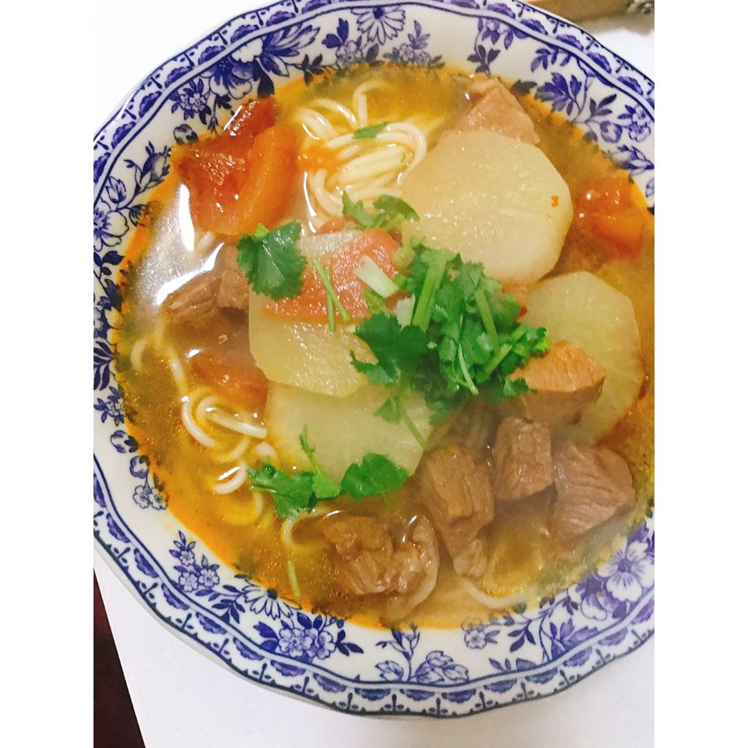 【红烧牛肉面】