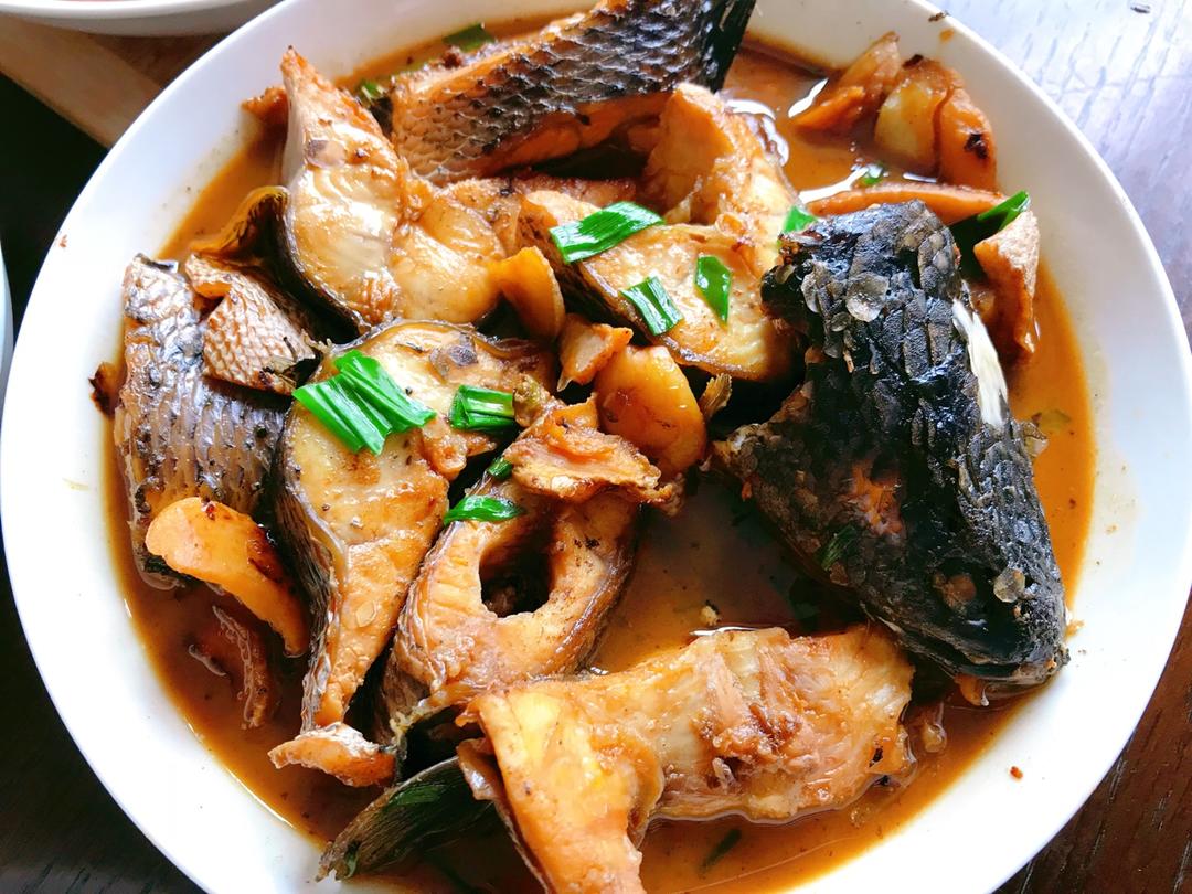 苏晔麻麻做的红烧黑鱼段