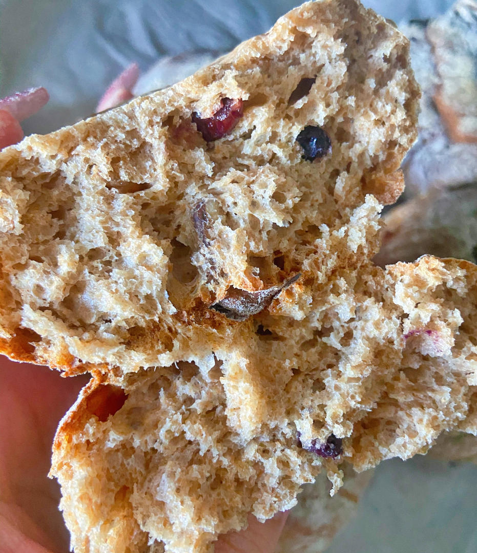 不用揉面的全麦减脂面包