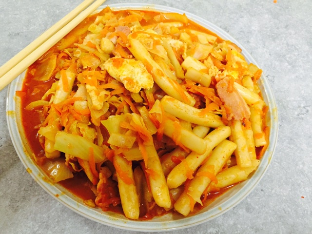 泡菜炒年糕