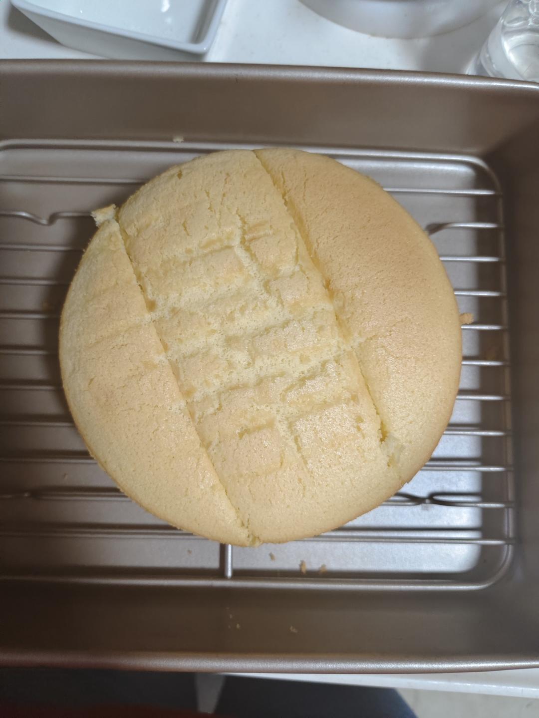 零失败6寸戚风蛋糕（十分钟制作，合适新手宝宝）