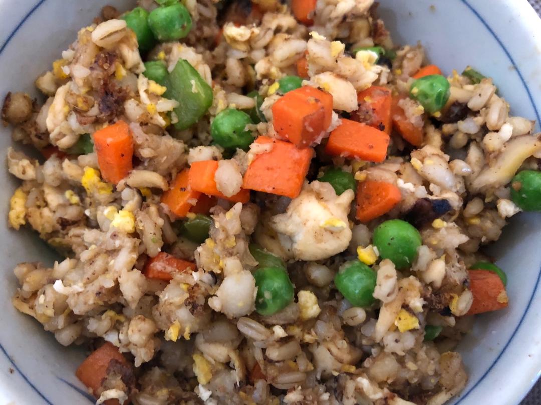 糙米杂蔬炒饭