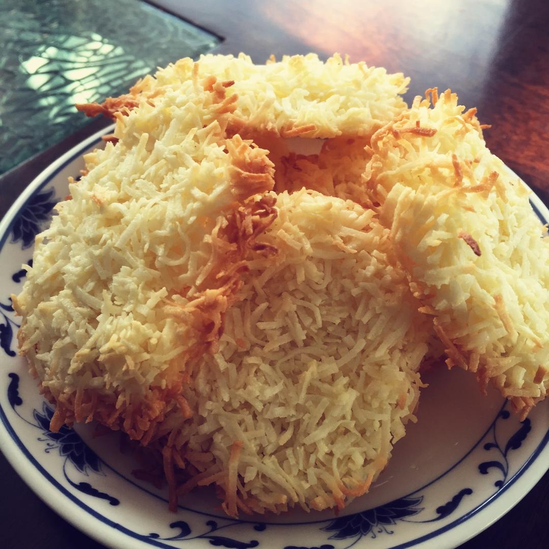 法式椰子酥饼Galette Coco｜只要四种材料 还消耗椰蓉的一款无油饼干