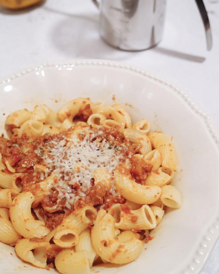 培根番茄意大利面