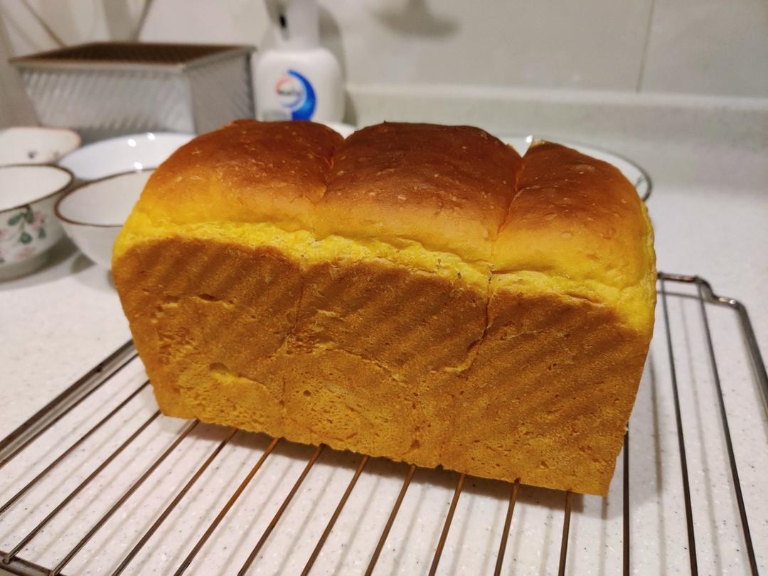 做过最好的南瓜吐司配方，超强爆发力（中种法）