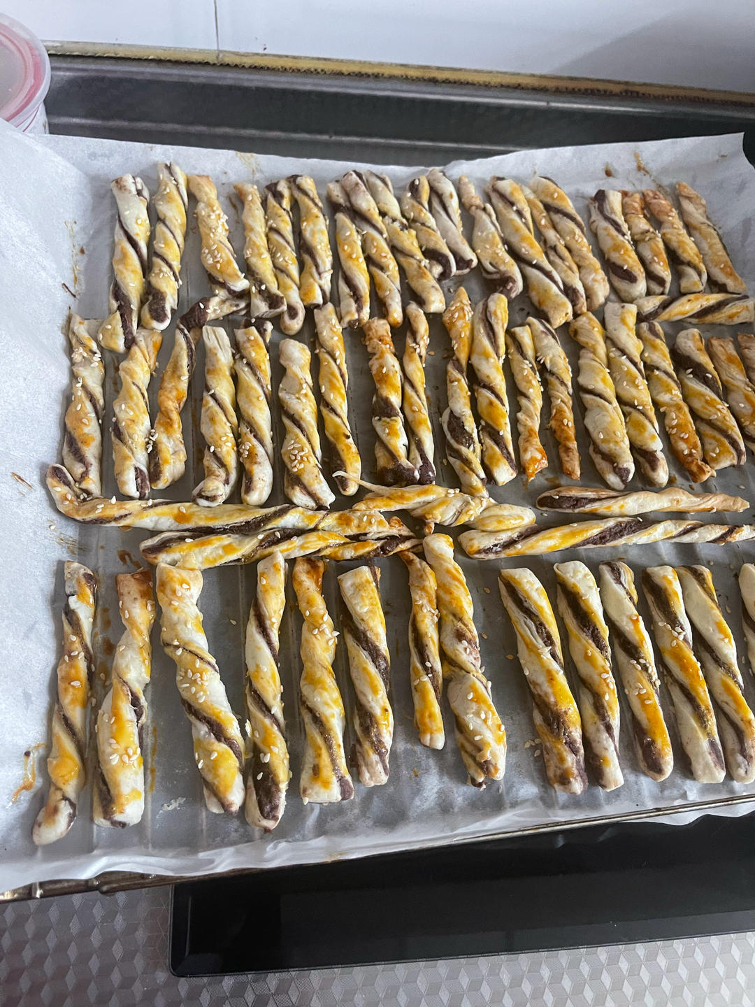 ㊙️酥到掉渣❗️🔥好吃到舔手指的豆沙扭扭酥❗️