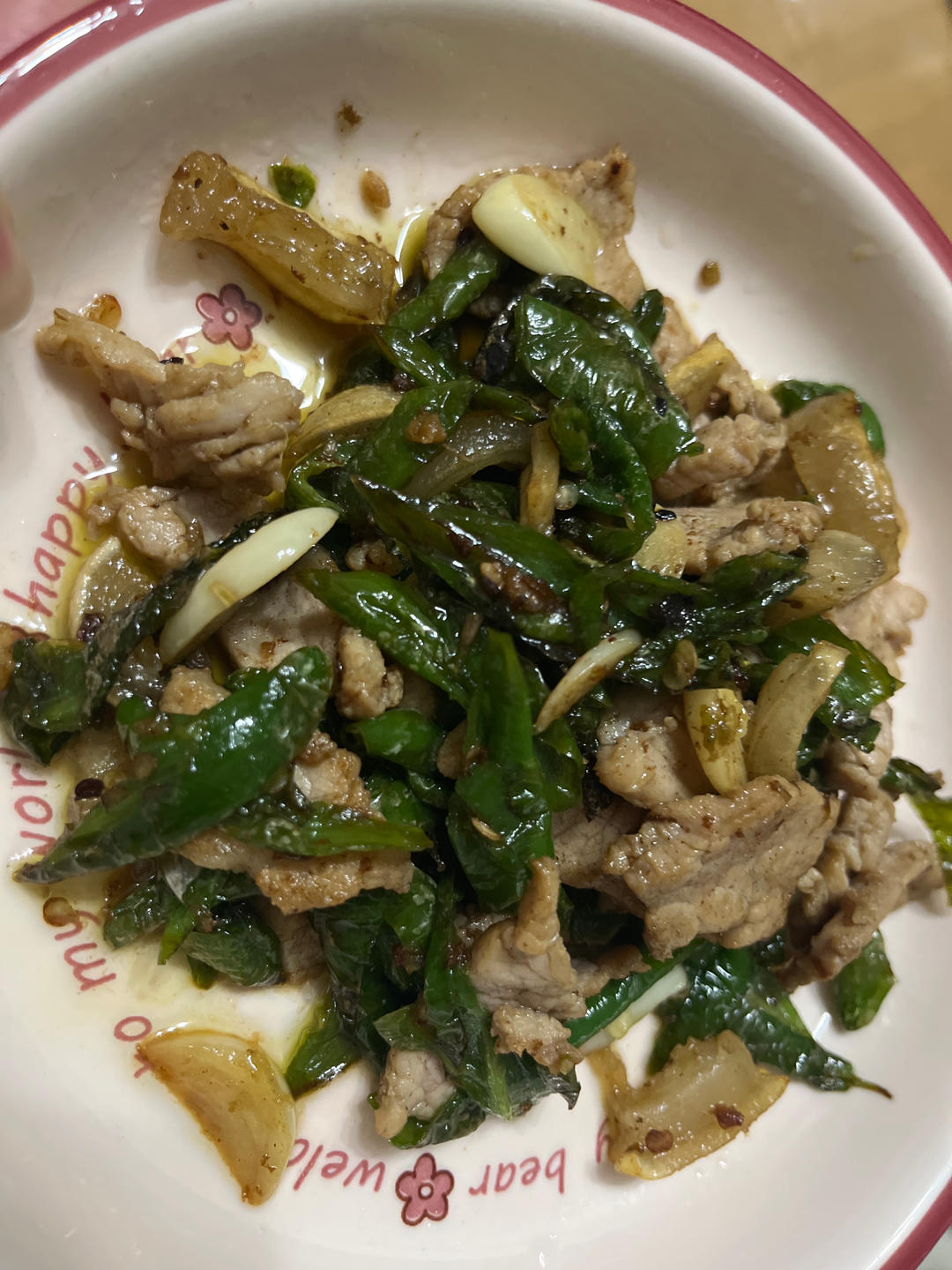 超级下饭菜青椒炒肉