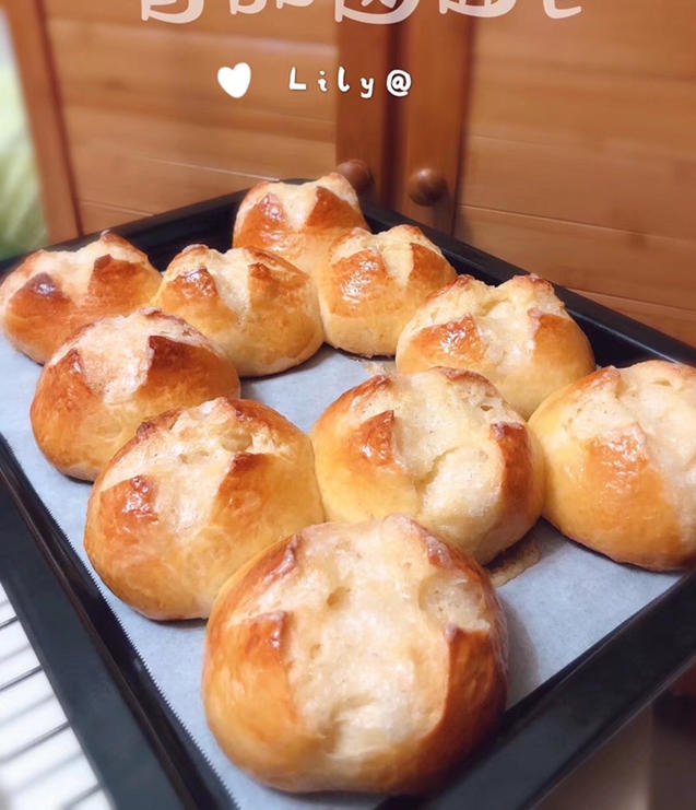 梦中的云2727做的看我的香甜小圆面包可爱不