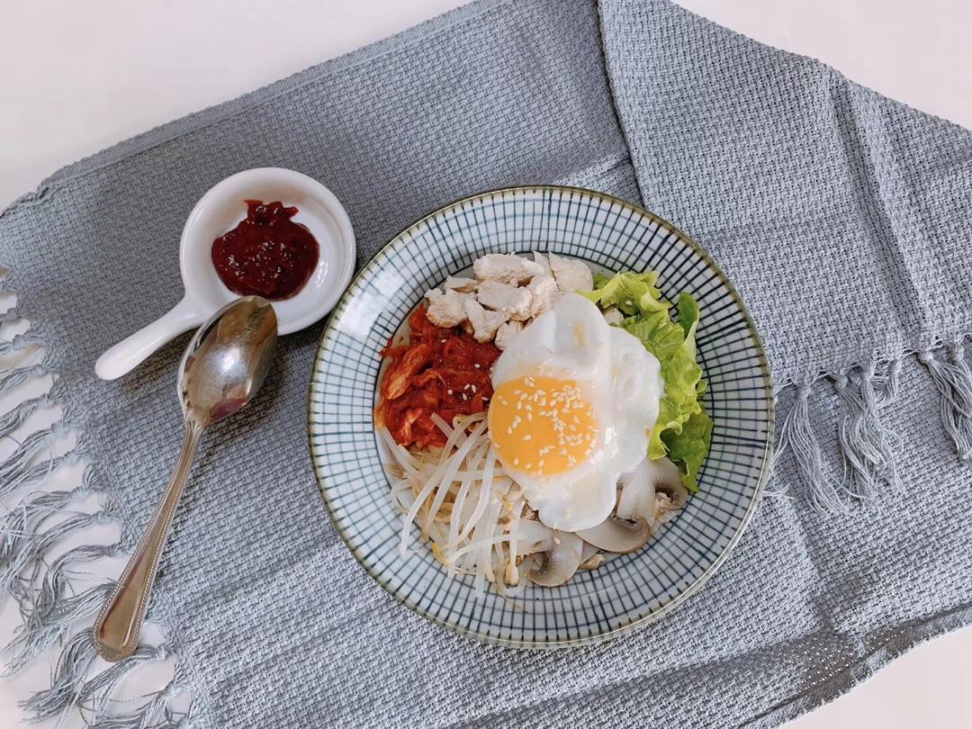 减脂糙米韩式拌饭