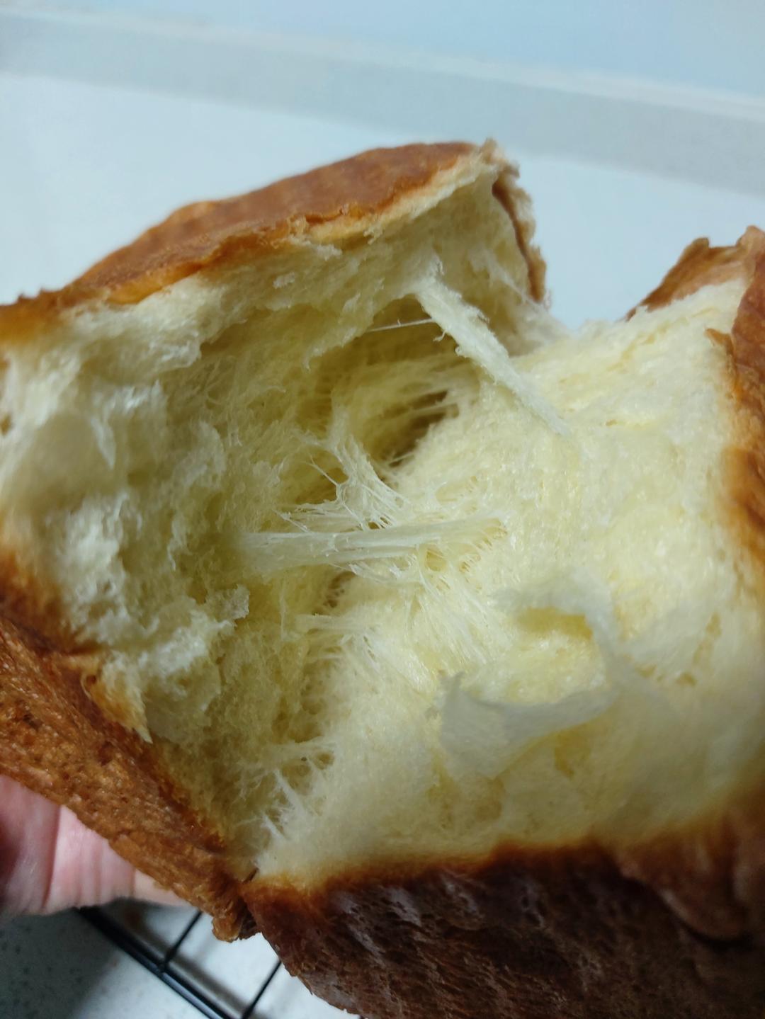 超柔软拉丝的吐司