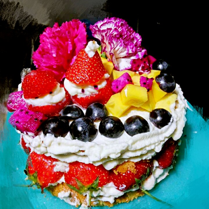 6寸原味戚风蛋糕