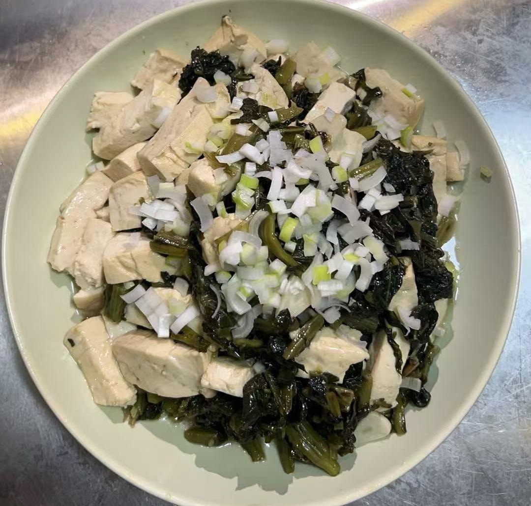 雪里蕻炖豆腐