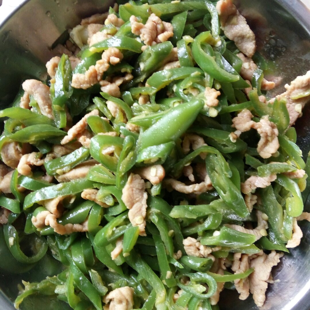 青椒炒肉丝