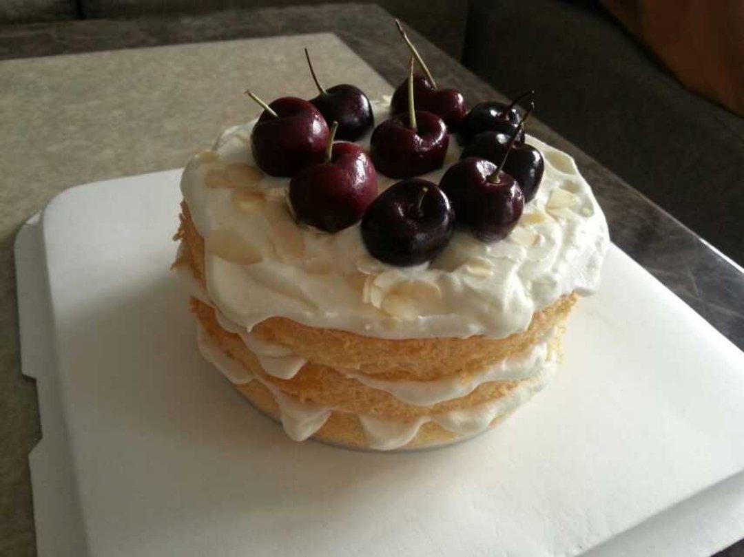 圣诞节裸蛋糕附果酱戚风做法